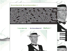 Tablet Screenshot of accordeoniste.nl